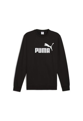 Hoodie Puma Original Ess No 1 Logo Crew Tr Negro Hombre