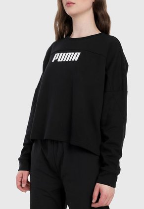 Hoodie Negro-Blanco Puma Nu-Tility