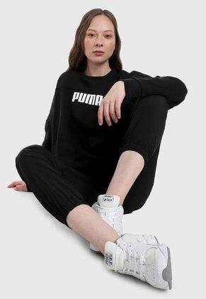 Hoodie Negro-Blanco Puma Nu-Tility