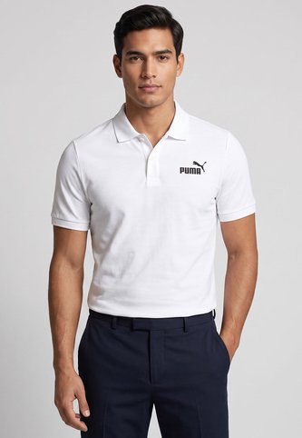 Polo Puma Essentials No. 1 Blanco Puma