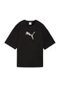 Camisa Deportiva Puma Originals Ess Graphics Leo Negro Mujer de Puma