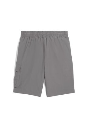 Pantaloneta Deportiva Puma Original Logo 9 Gris Para Hombre