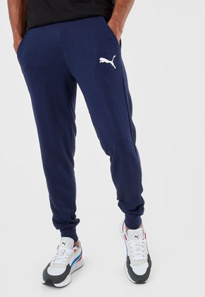 Pantalón Sudadera Azul-Blanco Puma