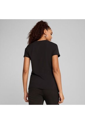 Camisa Deportiva Puma Original Ess No1 Logo Negro Mujer