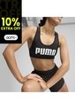 Top Deportivo Puma 4 Keeps Bra W Original Negro Mujer de Puma