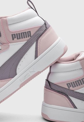 Tenis PUMA Rebound V6 Mid Blanco