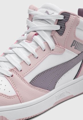Tenis PUMA Rebound V6 Mid Blanco
