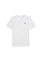 Tshirt Puma Original Ess No 1 Logo V-Neck Blanco Para Hombre de Puma