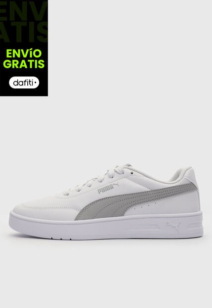 Tenis PUMA Court Classic Clean Blanco