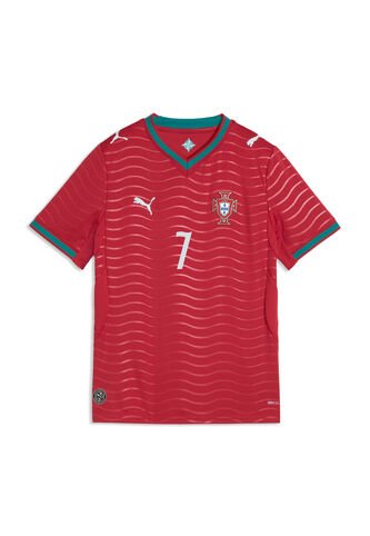Camisa Puma Original Fpf Home Jersey Ronaldo Rojo Para Niños Puma