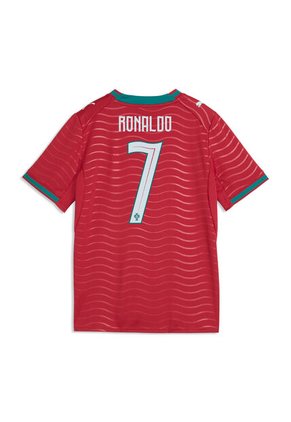 Camisa Puma Original Fpf Home Jersey Ronaldo Rojo Para Niños