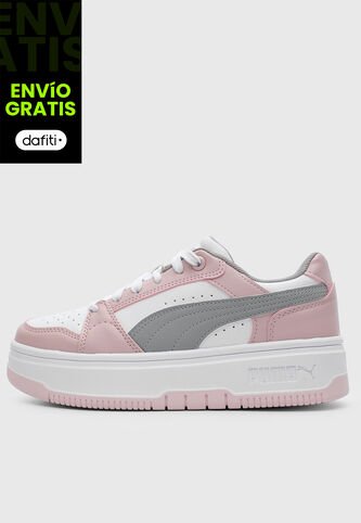 Tenis PUMA Rebound Femme Low Blanco Puma