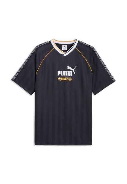 Camisa Deportiva Puma Original King Relaxed Azul Para Hombre