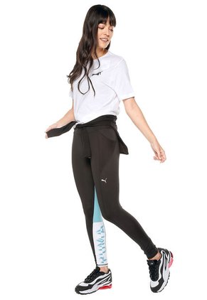 Leggings Negro-Azul-Blanco Puma FEEL IT 7/8 TIGHT VERSION