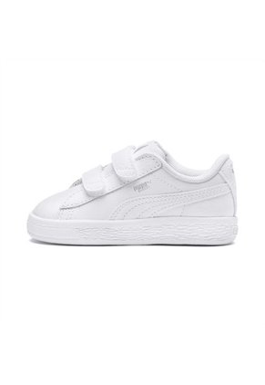 Zapatos Blancos Puma Basket Classic Niños 364654-01