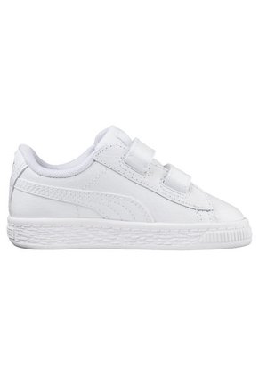 Zapatos Blancos Puma Basket Classic Niños 364654-01