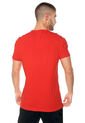Camiseta Roja-Blanca Puma ICONIC T7 SLIM FIT de Puma
