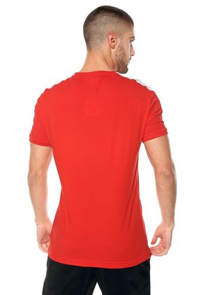Camiseta Roja-Blanca Puma ICONIC T7 SLIM FIT