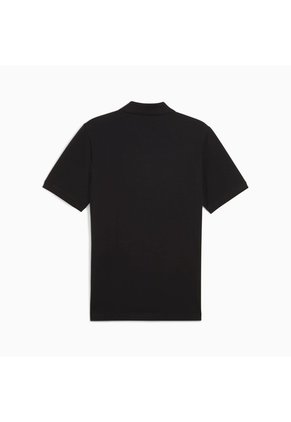 Camisa Polo Marca Puma Ess No 1 Logo Original Negro Hombre