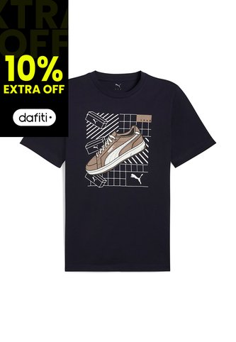 Camisa Deportiva Puma Original Graphics Sneaker Azul Hombre Puma