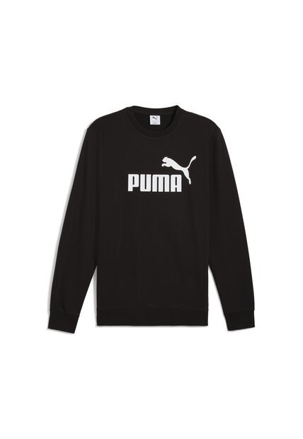 Hoodie Puma Original Ess No 1 Logo Crew Tr Negro Hombre