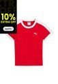Camisa Deportiva Puma Original T7 Slim Tee W Rojo Para Mujer de Puma