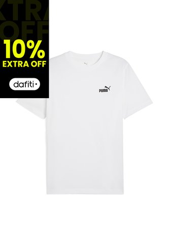 Camisa Deportiva Puma Ess Small No.1 Logo Blanco Para Hombre Puma