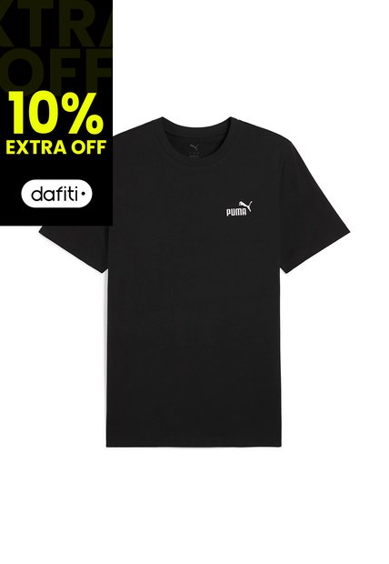 Camisa Deportiva Puma Original Ess Small No. 1 Negro Hombre