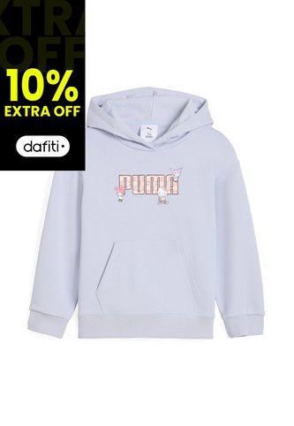 Hoodie Original Puma X Hello Kitty & Friends Gris Para Niños Puma