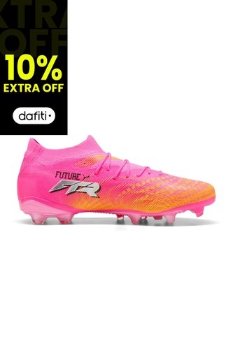 Guayos Puma Originales Future 9 Match FG/AG Rosa Para Hombre Puma