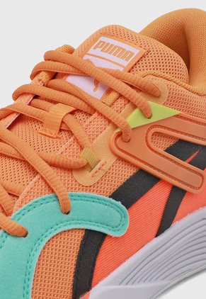 Tenis Basketball Naranja-Blanco-Negro PUMA TRC Blaze Court