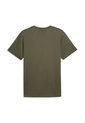 Camisa Deportiva Puma Original Ess Poly Texture Verde Hombre de Puma