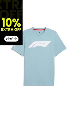 Camisa Deportiva Puma Original F1 Ess Logo Azul Para Hombres Puma