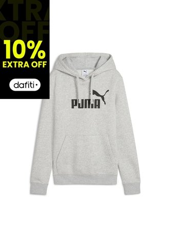 Hoodie Deportivo Puma Original Ess No1 Logo Gris Hombre Puma