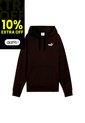 Hoodie Puma Original Ess No. 1 Logo Comfort Negro Mujer de Puma