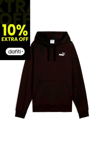 Hoodie Puma Original Ess No. 1 Logo Comfort Negro Mujer Puma