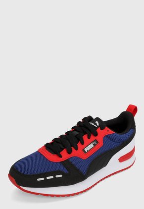 Tenis Lifestyle Azul-Negro-Rojo-Blanco Puma R 78
