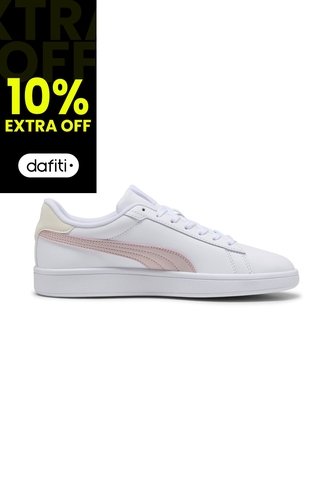 Tenis Deportivos Puma Original Smash 3.0 L Blanco Para Mujer Puma