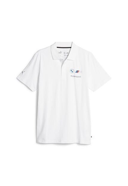 Camisa Tipo Polo Puma Original Bmw MmsEss Blanco Para Hombre