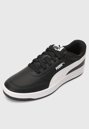 Tenis PUMA Court Classic Clean Negro