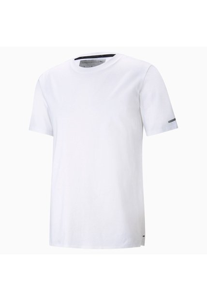 Camisa Marca Puma Essential Tee Original Blanco Hombre