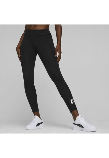 Leggings Puma Original Essential+ Metallic Negro Para Mujer