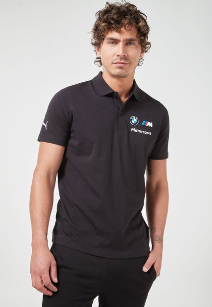 Polo Negro-Blanco-Rojo Puma BMW M Motorsport