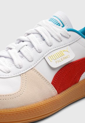 Tenis PUMA Palermo Leather Blanco