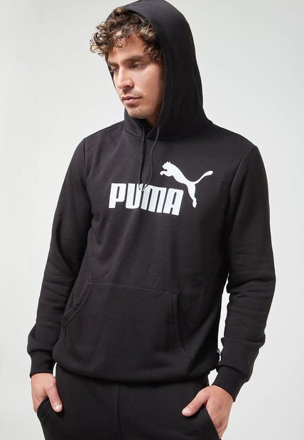 Hoodie Negro-Blanco Puma
