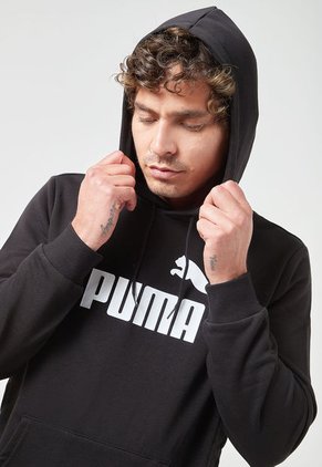 Hoodie Negro-Blanco Puma