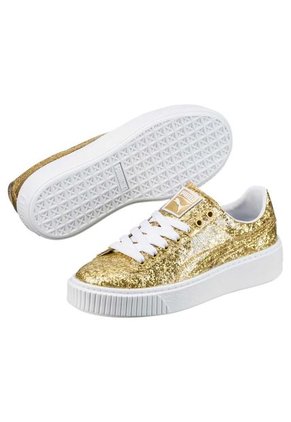 Tenis Dorado Puma Basket Plataforma 364093-02