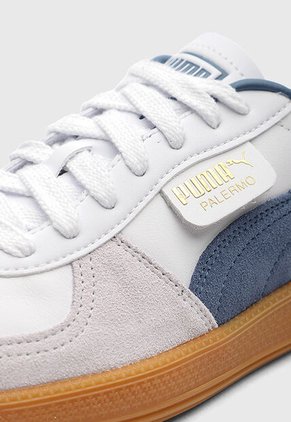 Tenis PUMA Palermo Leather Blanco