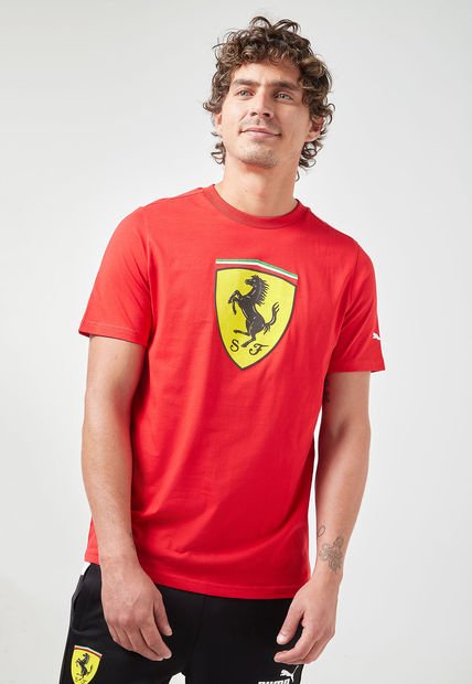 Camiseta Rojo-Amarillo-Negro Puma