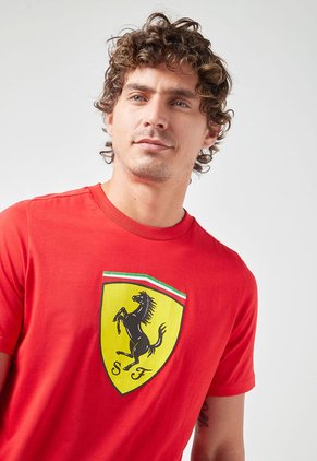Camiseta Rojo-Amarillo-Negro Puma